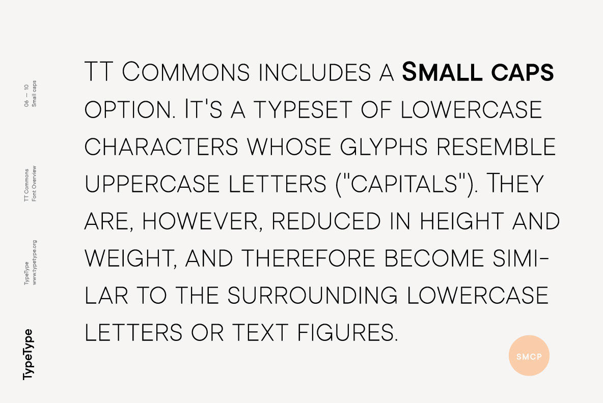 时尚优美的一款无衬线字族 TT Commons Font Family插图(4)