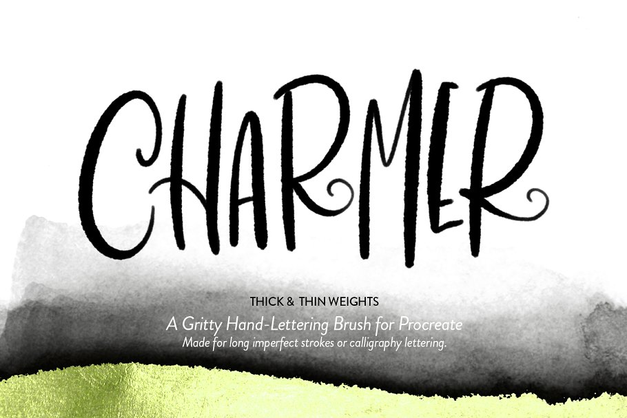 12款 Procreate 专用手写字体笔刷 12 iPad Brushes (For Procreate)插图(2)