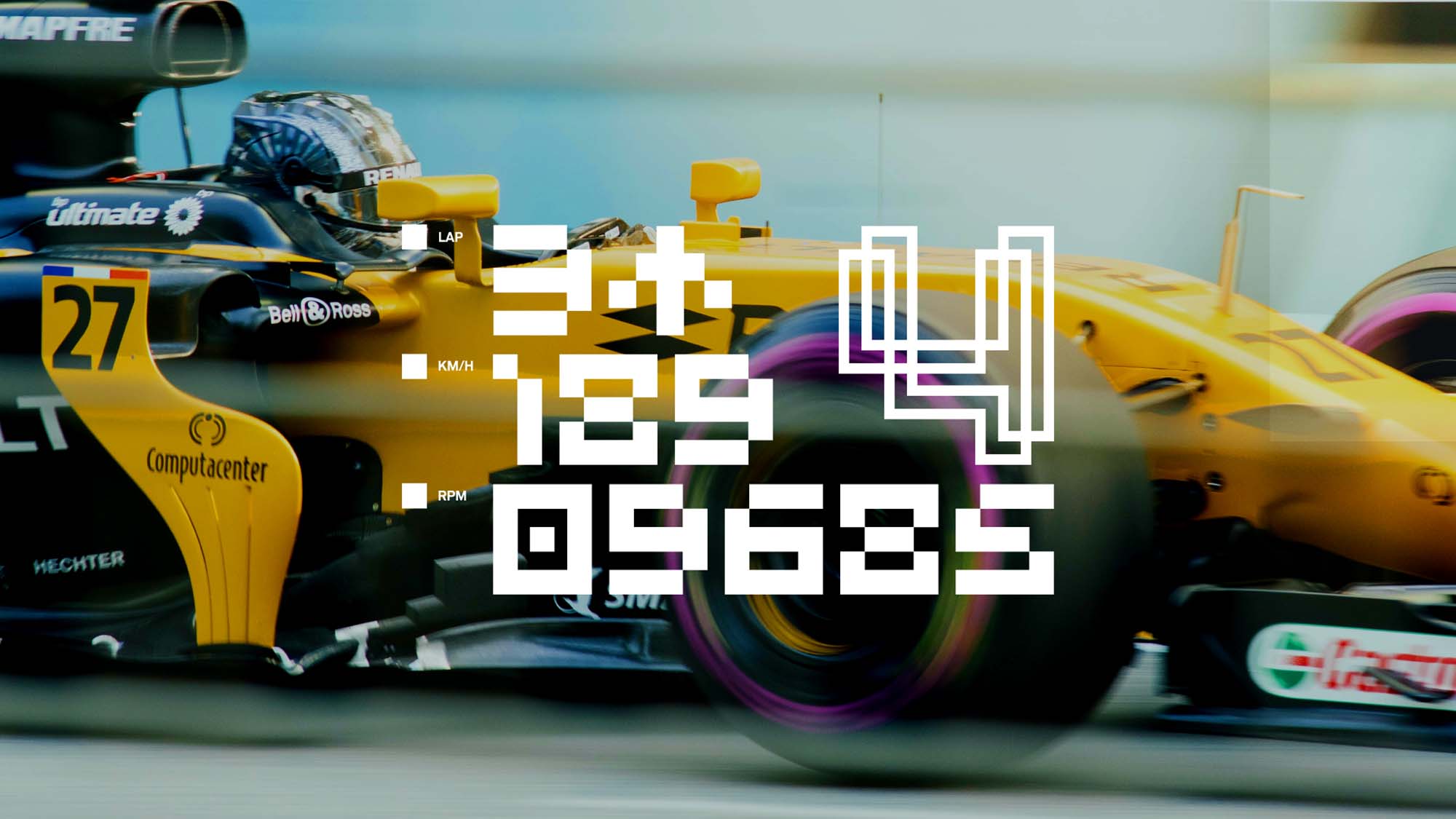 几何像素英文无衬线字体 Stopwatch Free Typeface插图(3)