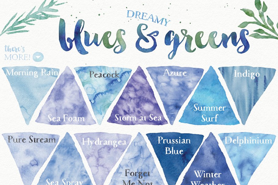 水彩插画艺术设计师工具包 Liquid Gold for Photoshop插图(8)