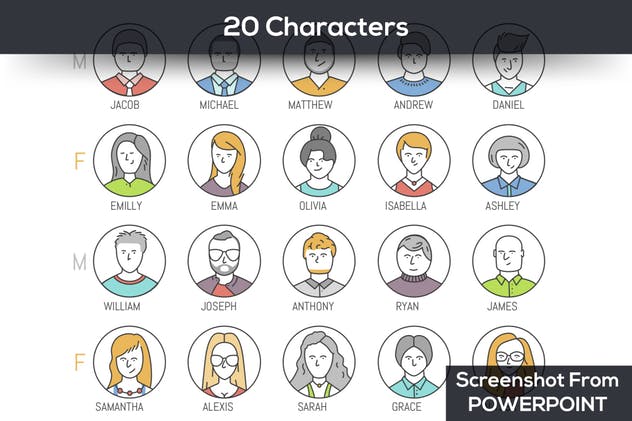 会计管理/业务报告多用途细线信息图表PPT模板 Ultimate Thin Line Powerpoint Infographic插图(9)