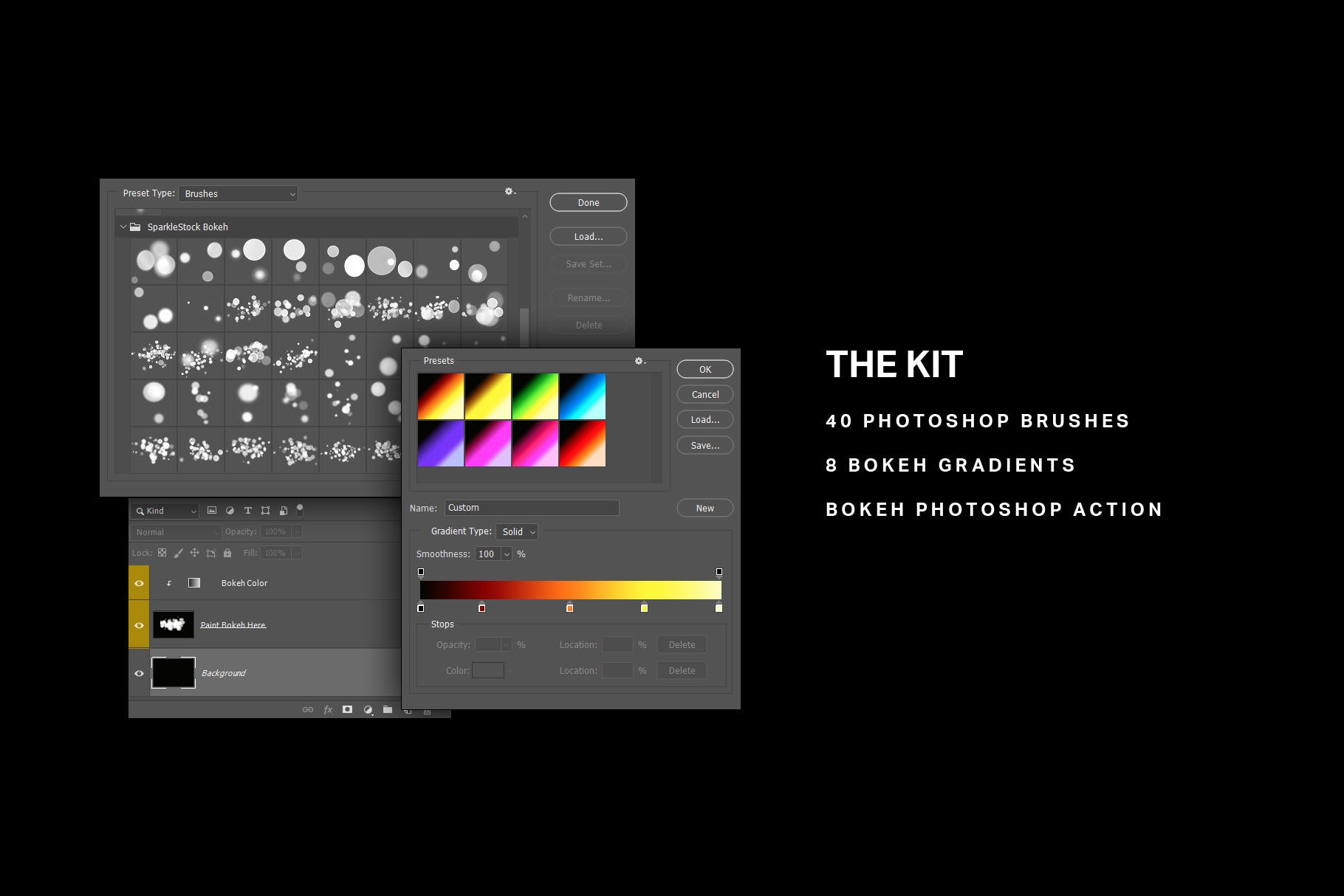 散景特效套装PS滤镜笔刷 Bokeh Kit for Photoshop插图(1)