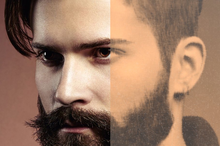 复古嬉皮文化艺术模板 Vintage Hipster Art Templates Bundle插图(24)