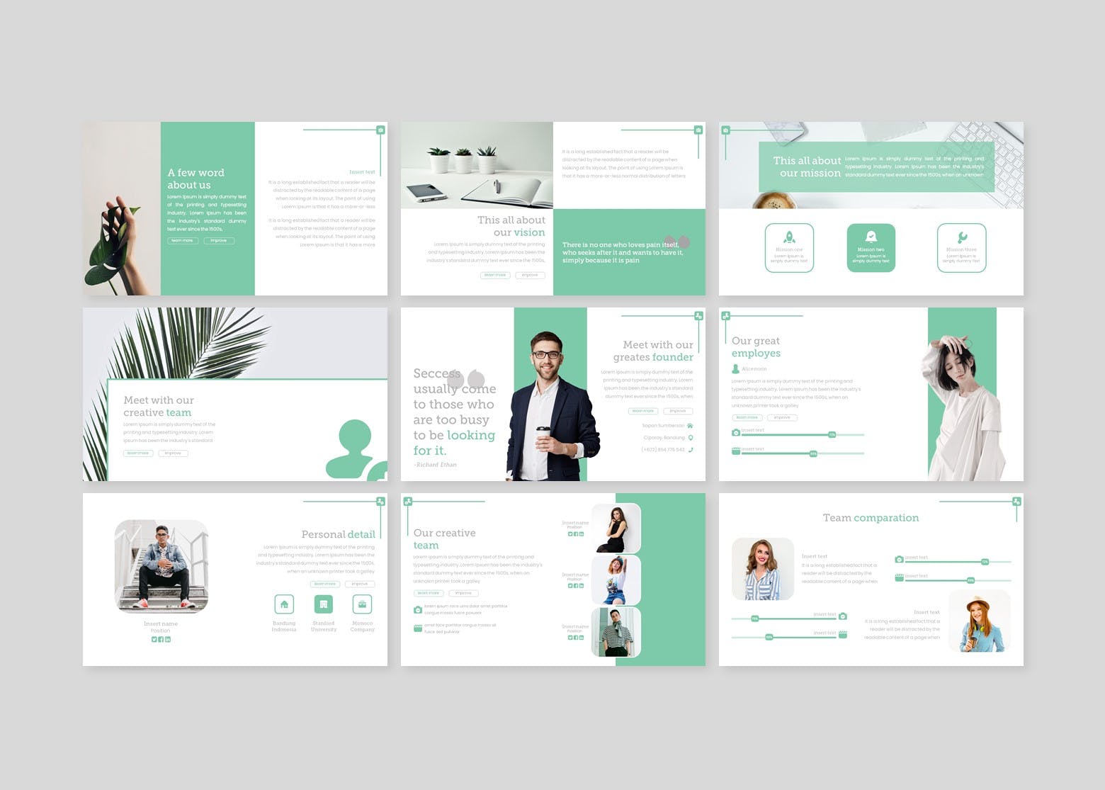 高端数码产品开发企业简介谷歌幻灯片模板 Monoco – Google Slides Template插图(2)