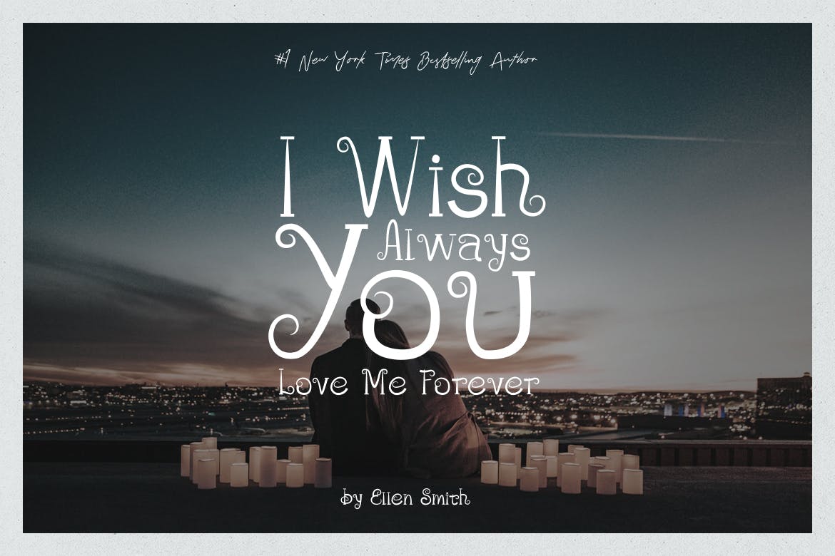 浪漫主义风格英文无衬线装饰字体素材库精选 True Love – Curly Valentine Font插图(7)