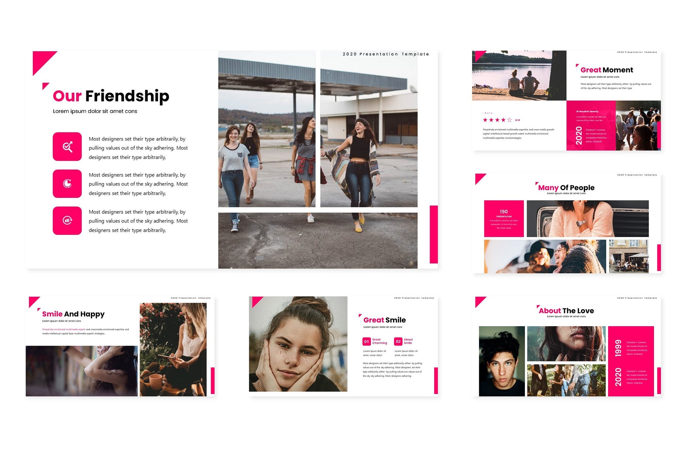 妇女/家庭/女性团队主题素材库精选Keynote模板设计模板 Charmings – Keynote Template插图(2)