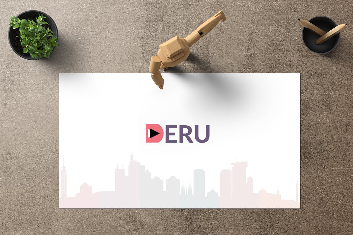 互联网创新企业素材库精选Keynote模板设计模板 Deru – Keynote Template插图(1)