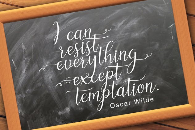 优雅线条手写英文脚本字体 Austina Script插图(6)