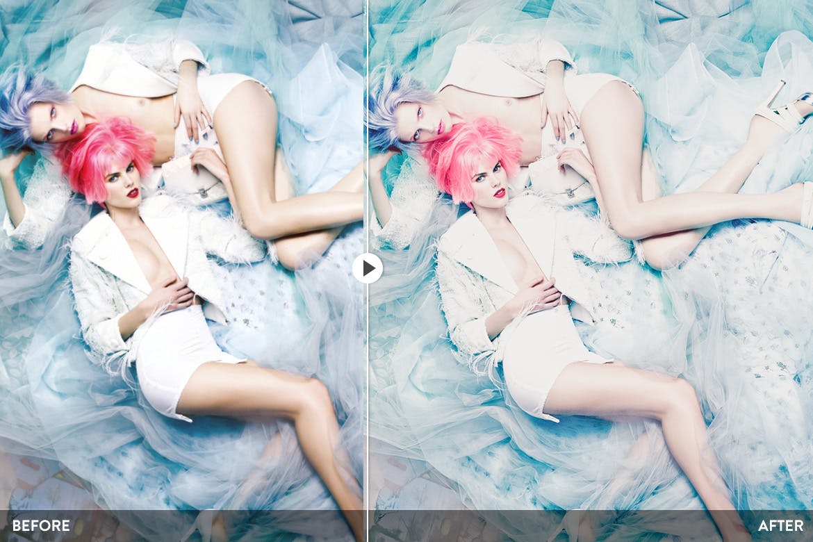 20款柔和梦幻色调照片后期处理PS预设工具 Pastel Colors – 20 Photoshop Presets插图(5)