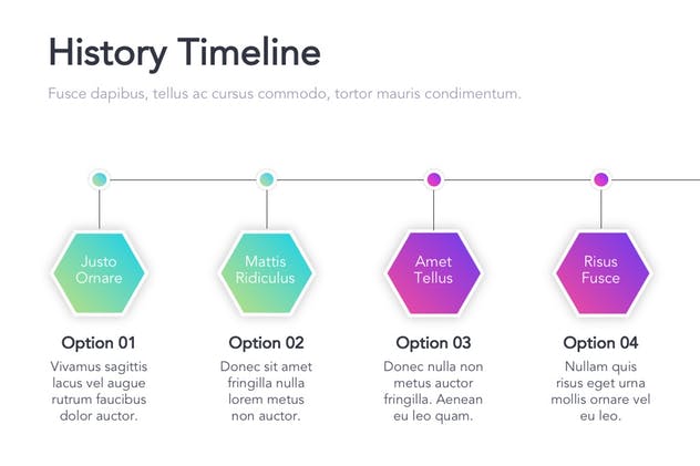 多彩渐变色Google Slides幻灯片设计模板 Colorful Bundle Google Slides插图(8)