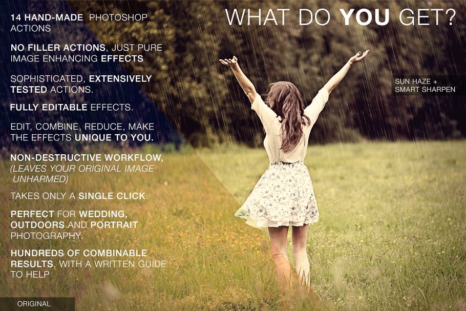 照片光线调节PS动作 Light – Actions Set插图(3)