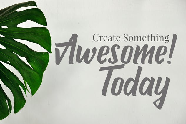 优雅大气手写无衬线字体 Attemptyon Sans Serif Typeface插图(2)