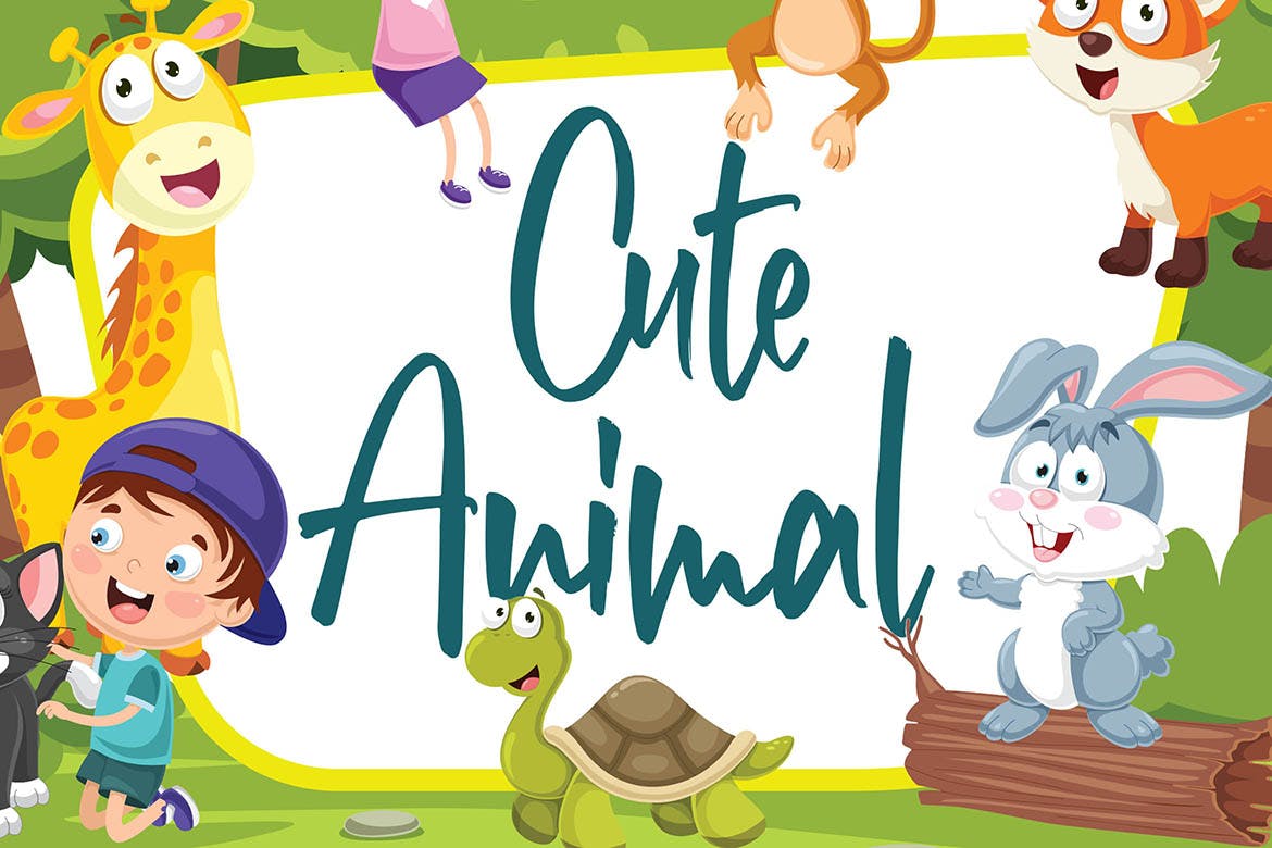 俏皮可爱风格英文手写装饰字体素材库精选 Cute Hamster – Playful Font插图(4)