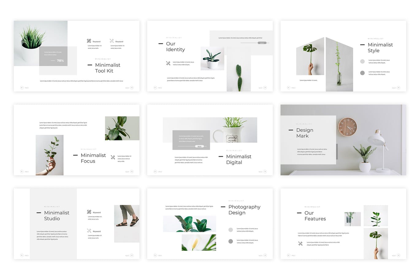 极简设计风格多图PPT模板 Minimia – Powerpoint Template插图(3)