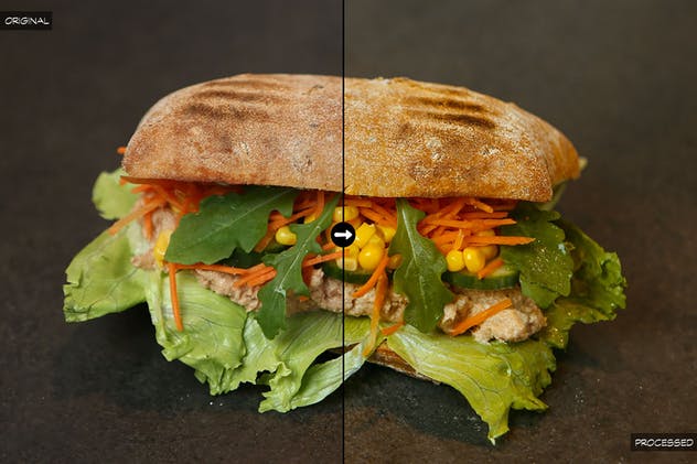 20款美食摄影照片后期处理滤镜LR预设 20 Food Lightroom Presets插图(3)