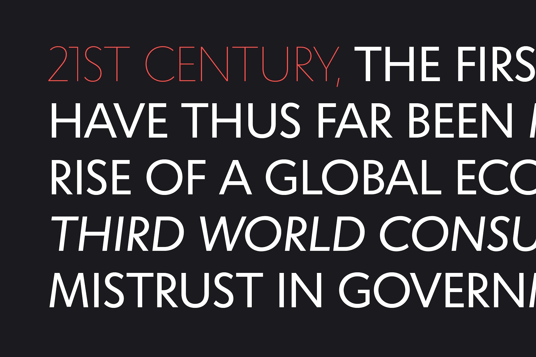 经典无衬线几何英文字体 Atlan插图(9)