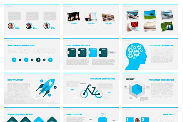 18000+页多用途商务企业主题Keynote幻灯片模板 Everest Business Keynote Template插图(3)