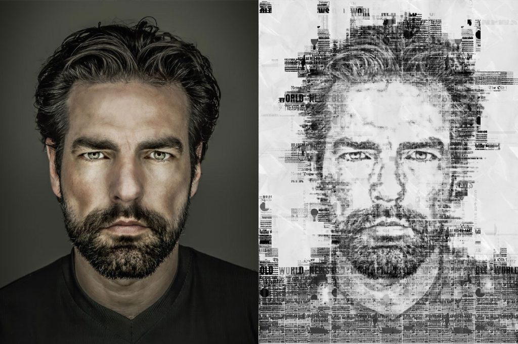 印刷报纸特效PS动作下载[PAT, ATN]插图(2)