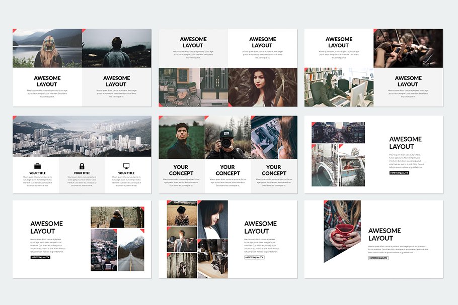 多用途产品服务演示PPT模板 Elegant Powerpoint插图(23)