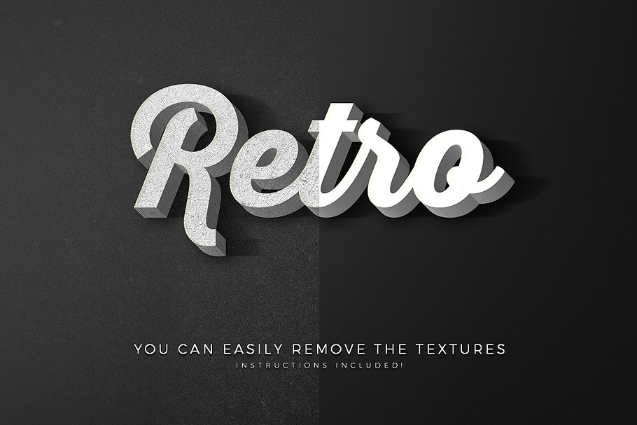 复古怀旧风格文本图层纹理v6 Vintage Text Effects Vol.6插图(12)