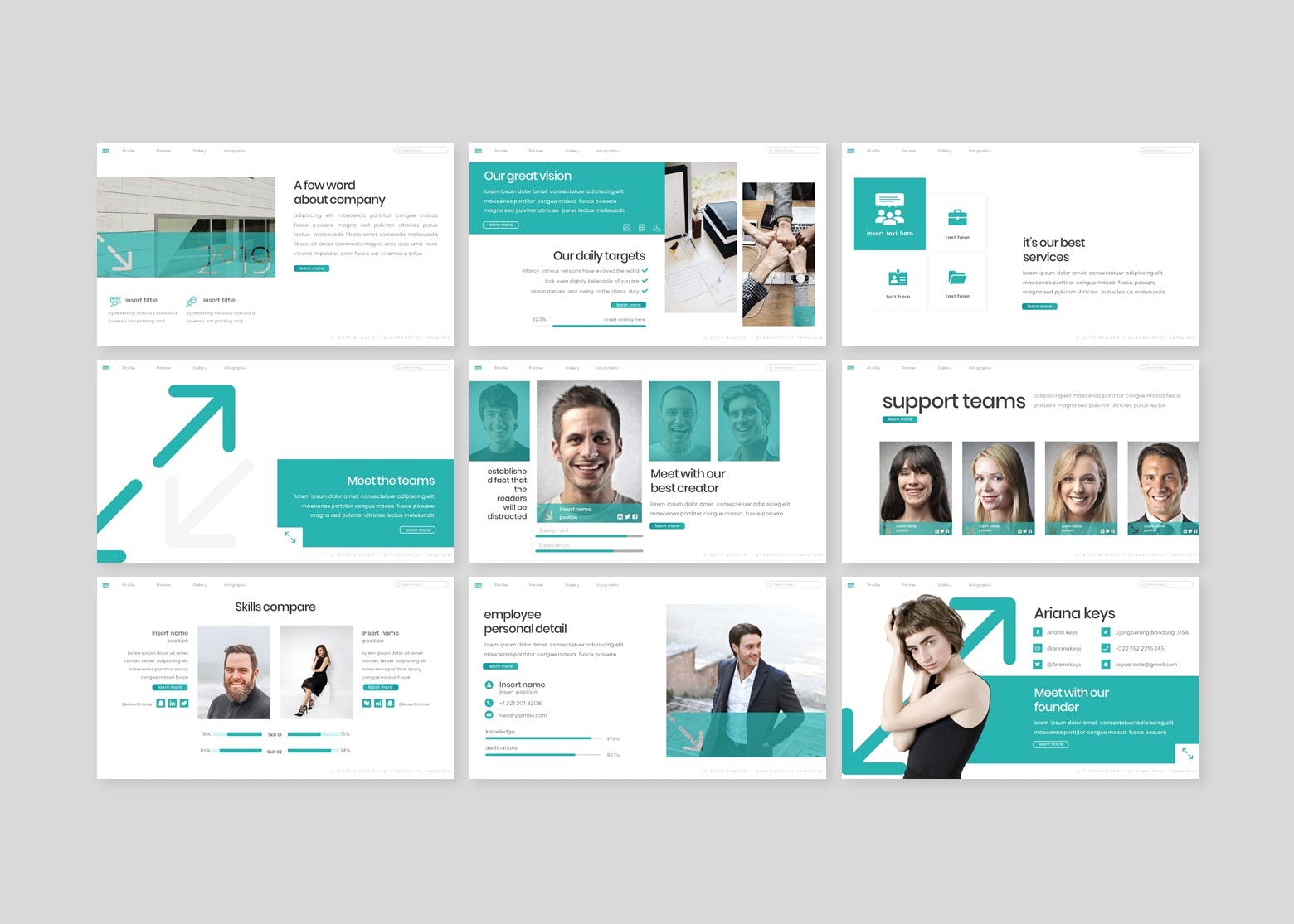 商业策划方案Keynote幻灯片模板插图(2)