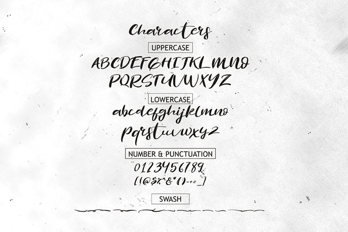 创意英文笔刷书法设计字体下载 Revolution Brush插图(4)