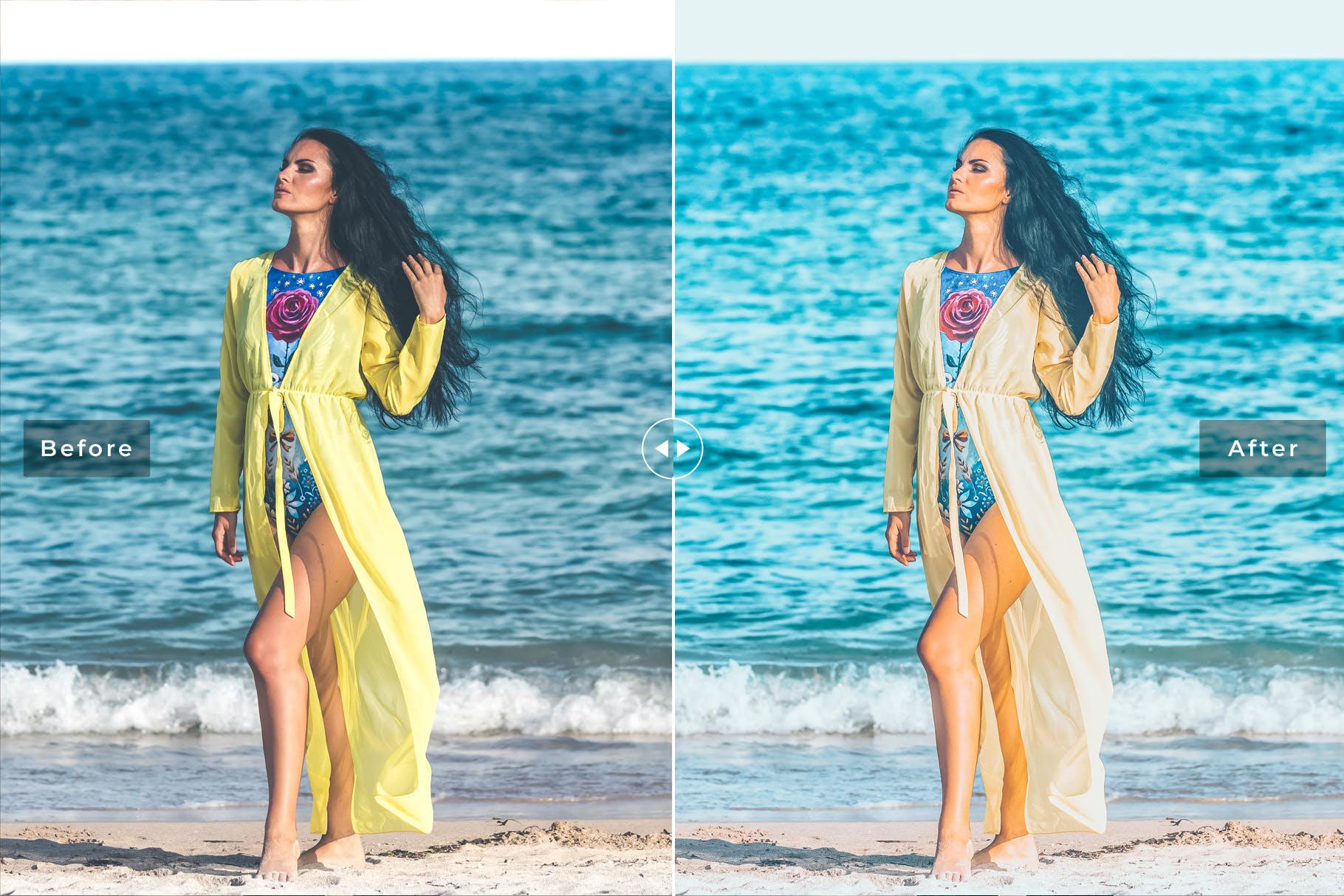 湖绿色&棕色自然色调照片滤镜素材库精选LR预设 Aqua Mobile & Desktop Lightroom Presets插图(5)