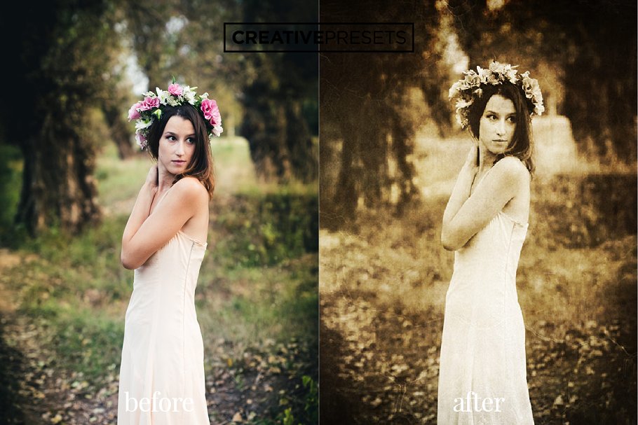 20种复古黑白老照片效果Lightroom预设 Wet Plate Lightroom Presets+Overlay插图(13)