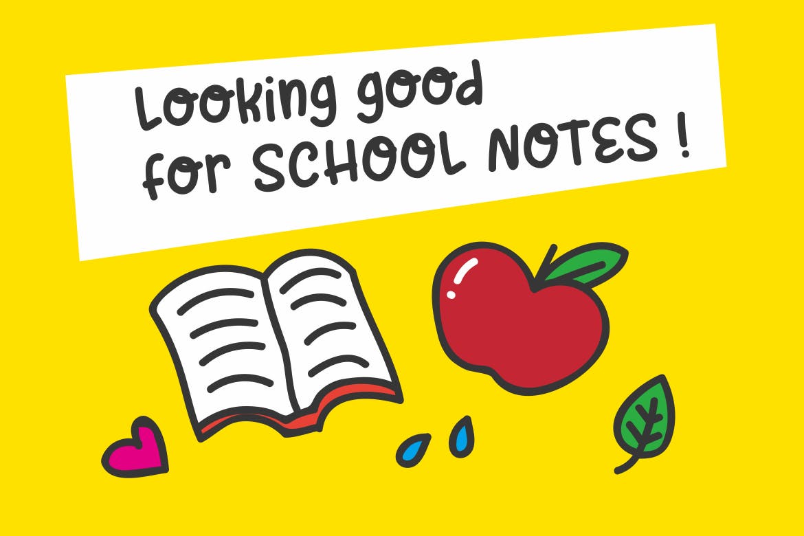 可爱风格英文儿童字体素材库精选下载 Spicy Tuna – Fun Children Font插图(1)