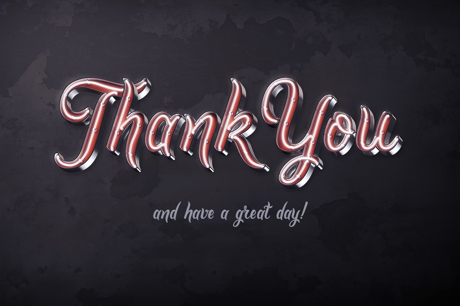 3D效果超级PSD字体[1.05GB] 3d script "Bright calligraphy"插图(4)