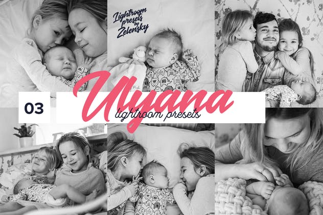 人像肖像摄影暖色调色LR预设 ULYANA –  Lightroom Presets by Zelensky插图(1)