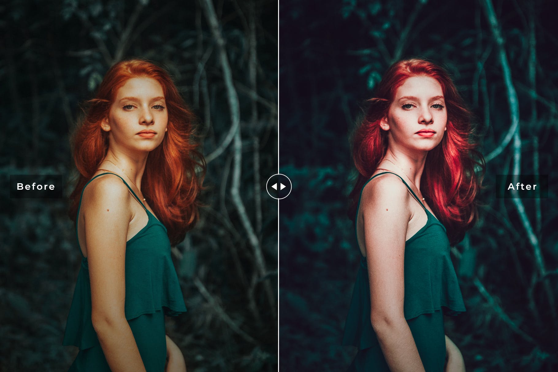 人像摄影照片后期处理华丽调色滤镜LR预设 Wonderland Pro Mobile & Desktop Lightroom Presets插图(1)