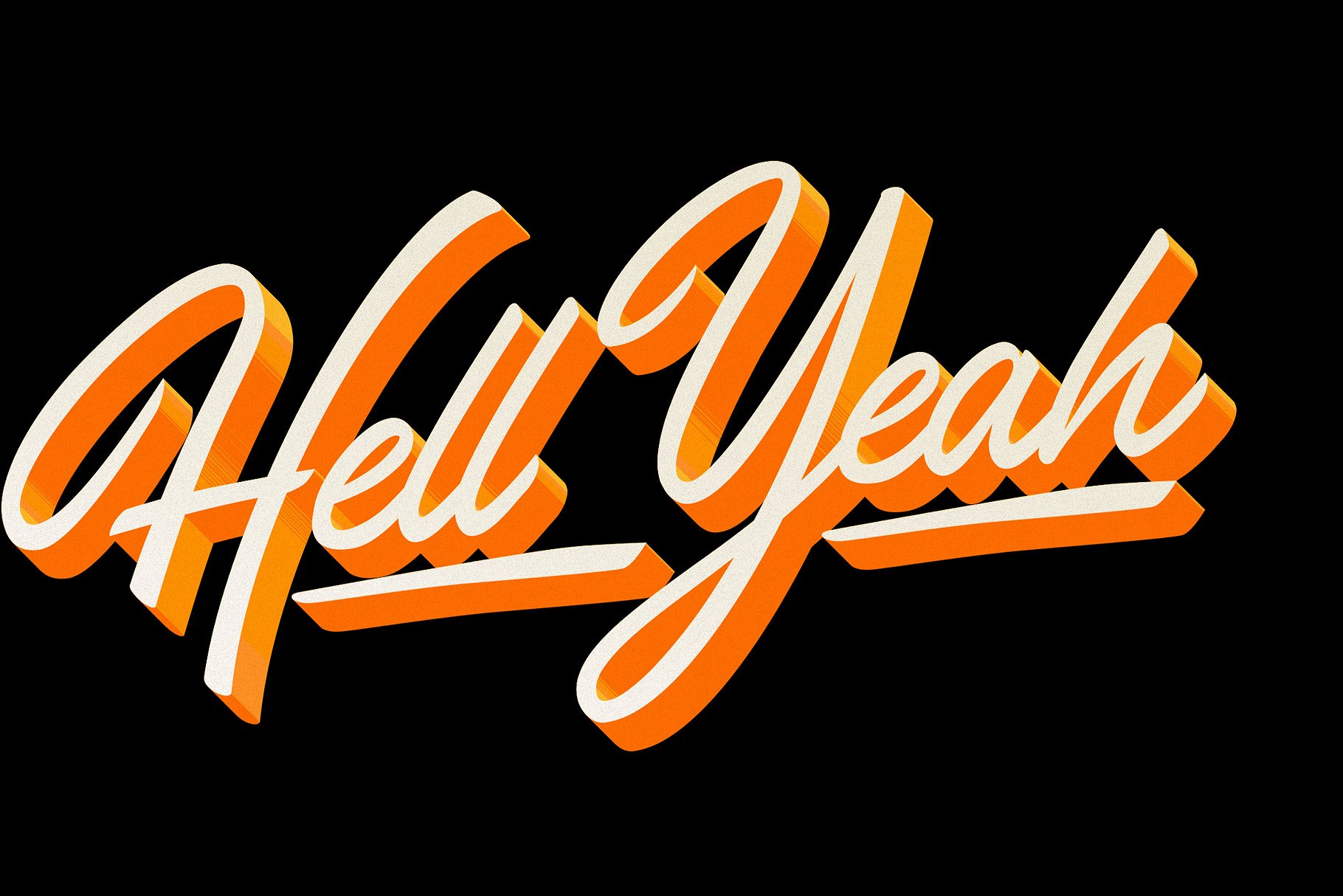 10款“吸睛大法”3D立体文字图层样式 3D POP! Photoshop Effects插图(4)