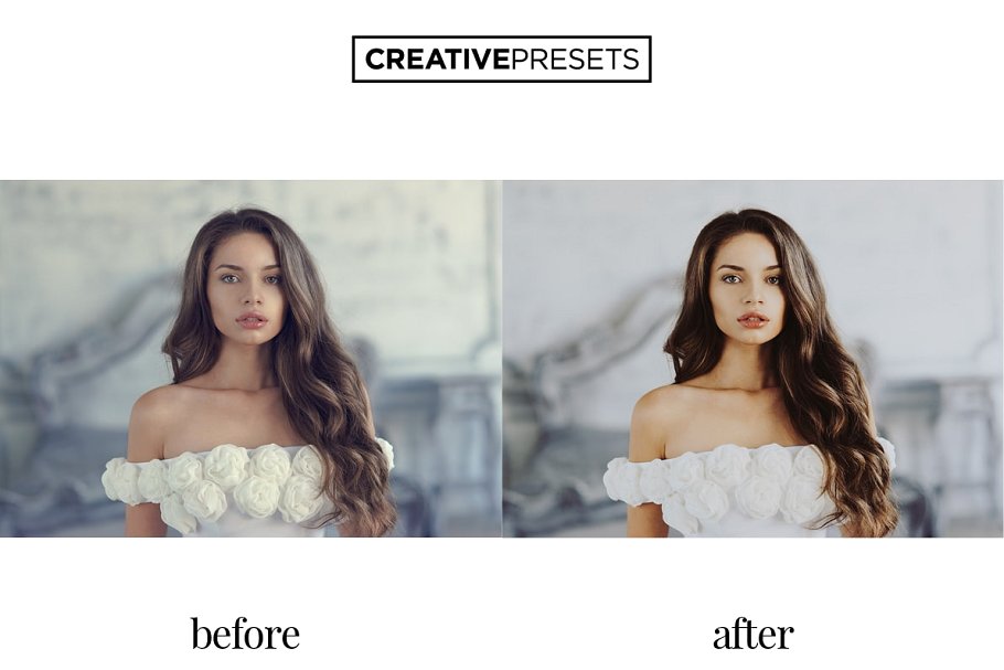 人物摄影一键美容美化磨皮滤镜LR预设 Portrait Lightroom Presets插图(2)