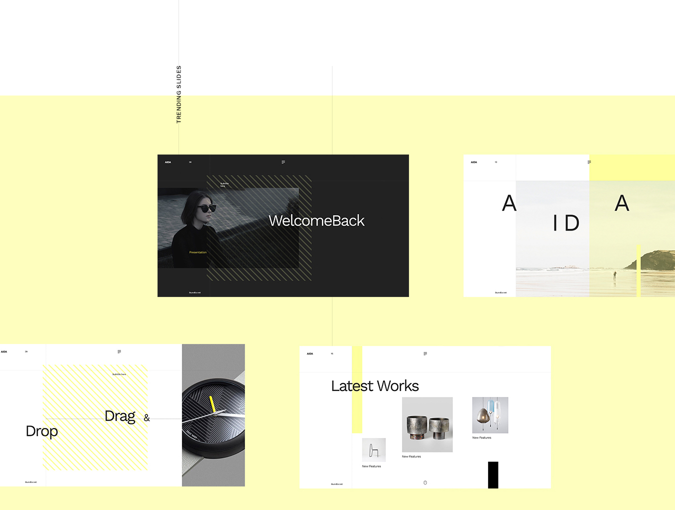 时尚的带删格的PPT模版下载[PPTX,Key]插图(6)