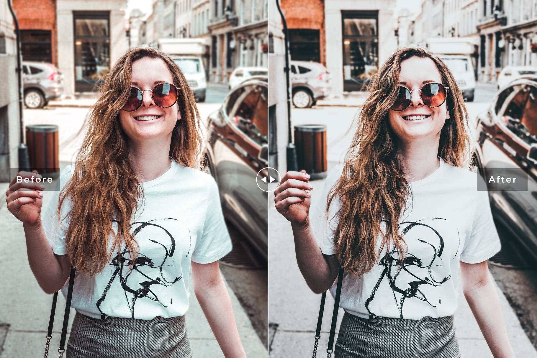 复古哑光棕色暖色调照片效果处理LR预设 Hazelnut Mobile & Desktop Lightroom Presets插图(2)