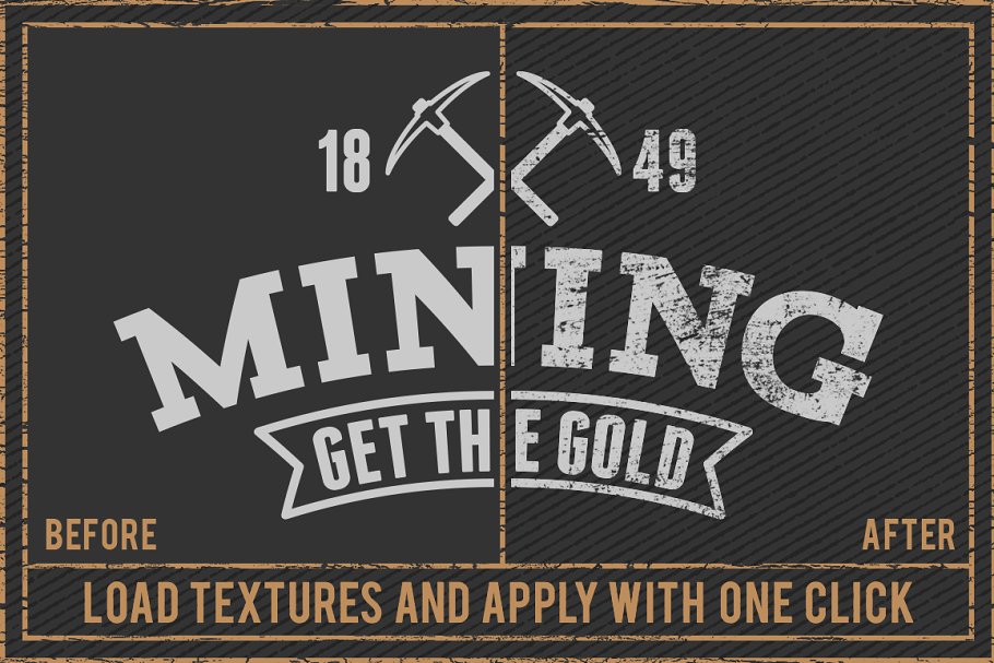 复古做旧风格纹理工具包 Texture Automator + 45 Texture Bonus插图(1)