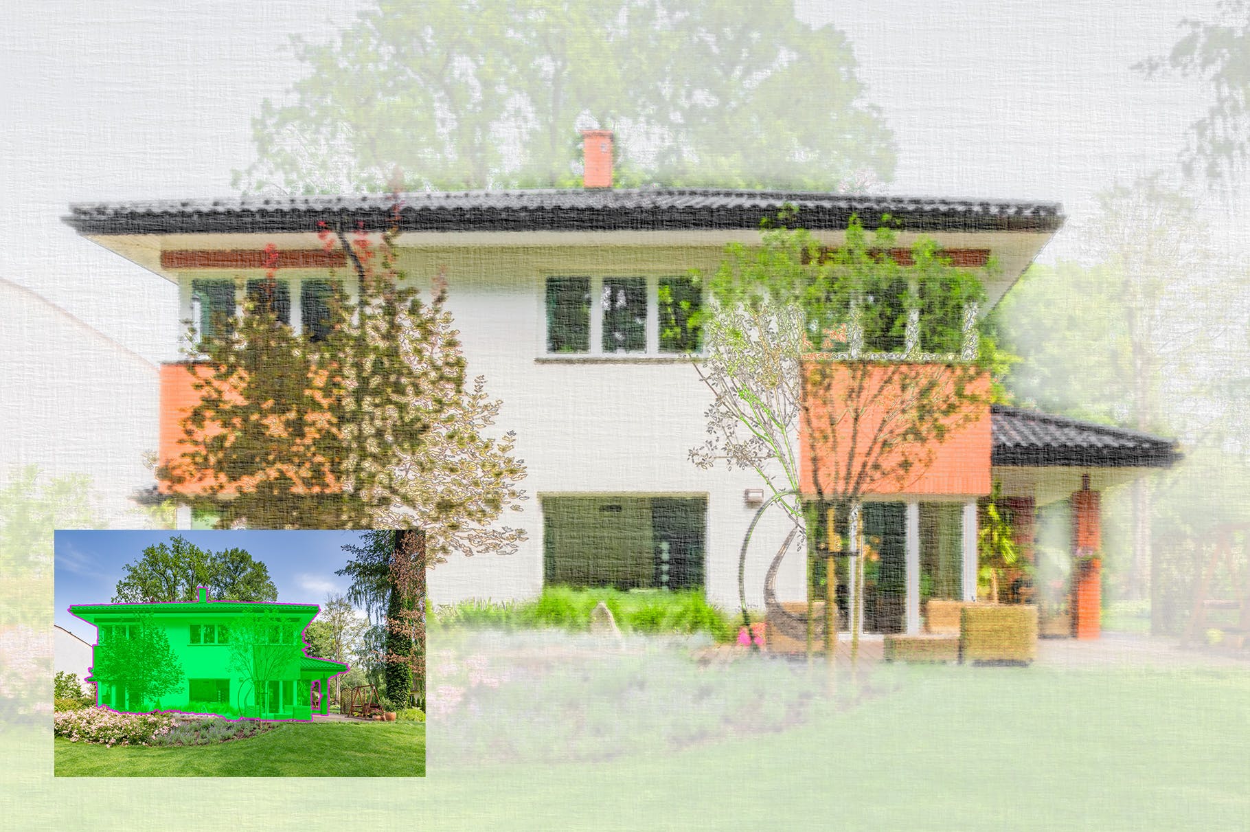 10个人工智能建筑素描草图生成PS动作 10 AI Architecture Sketch Photoshop Actions插图(8)