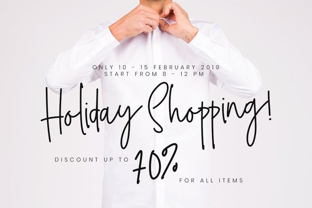 优雅签名书法英文字体 The Gwathmey Signature Script插图(2)