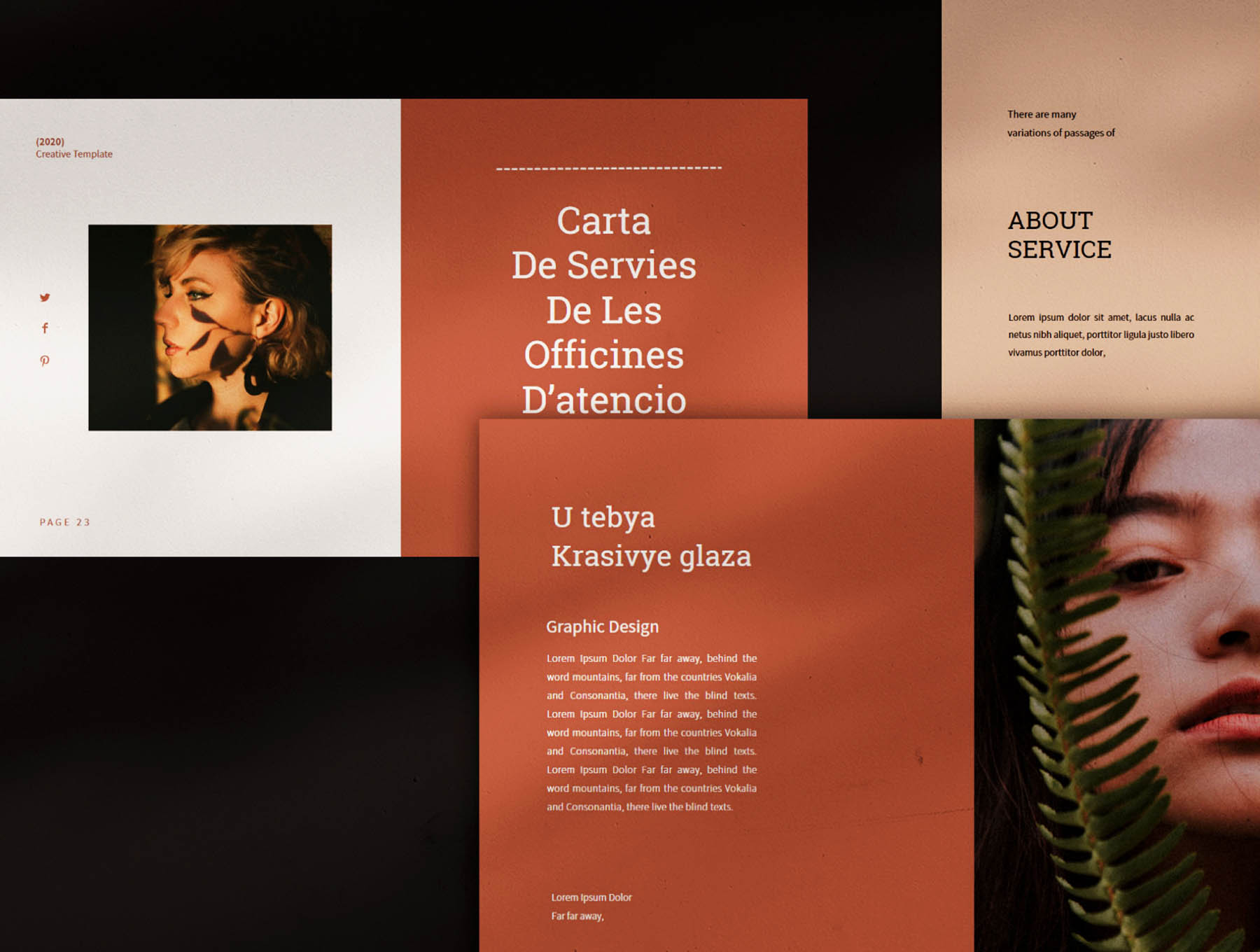 素材库下午茶:极简高端时尚的素材库精选Google演示模板插图(3)