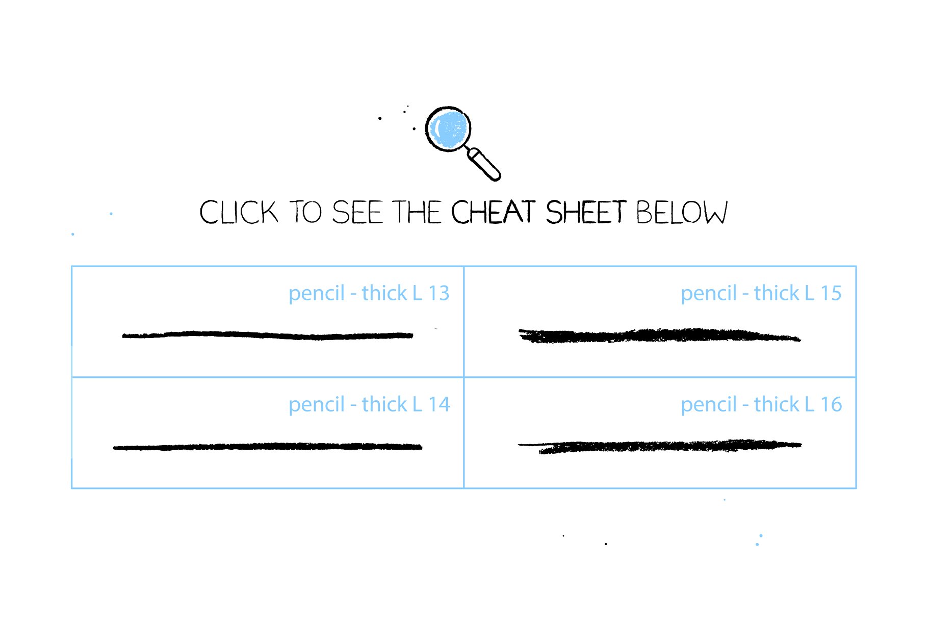 手绘艺术设计师铅笔AI笔刷 Hand-drawn pencil AI brushes插图(3)