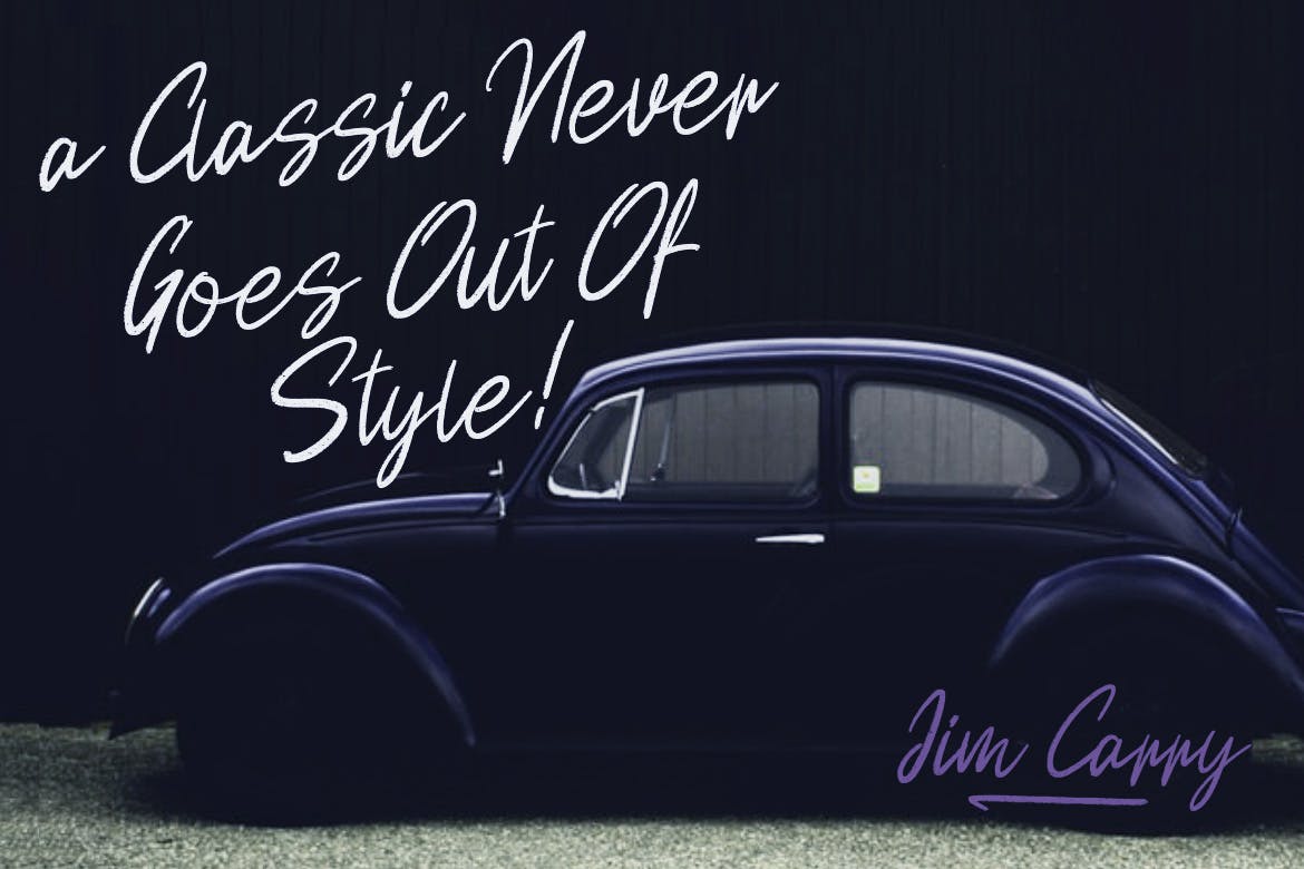 创意英文连体字设计书法字体下载 Laracryf Brush Handwritten插图(1)