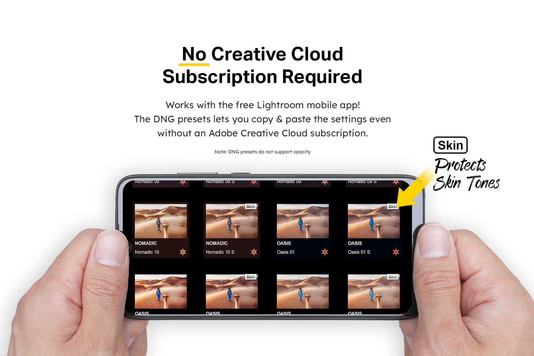 50款沙漠风景摄影调色滤镜素材库精选LR预设 50 Sahara Lightroom Presets and LUTs插图(7)
