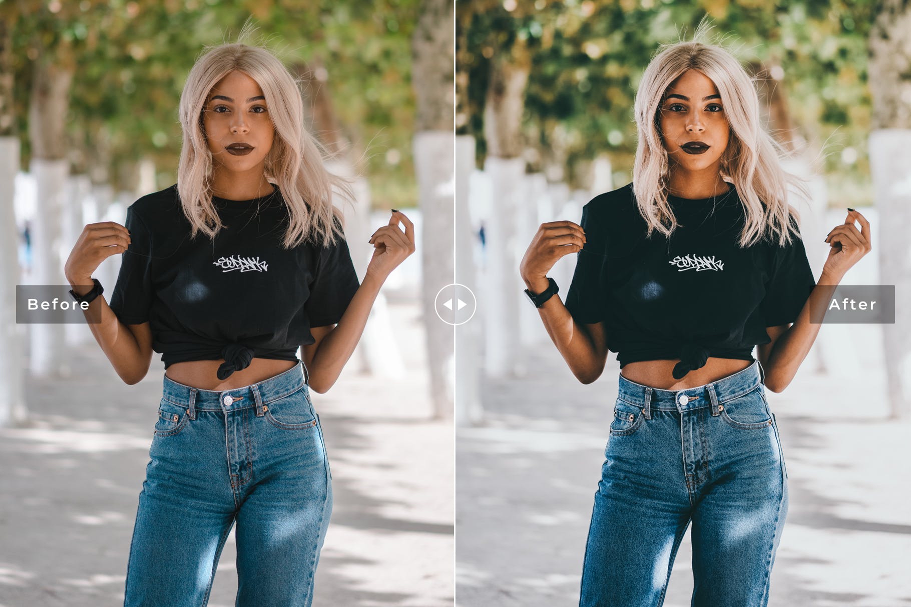 照片后深绿暗色调风格期效果LR调色预设下载 Pistachio Mobile & Desktop Lightroom Presets插图(5)