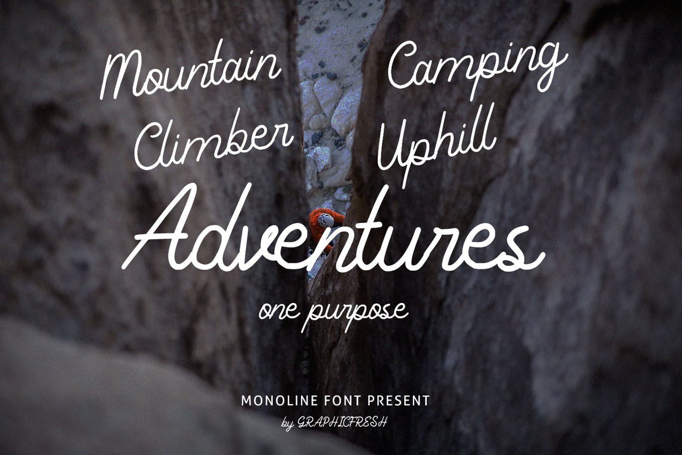 Monoline风格英文书法字体 Ghaniyun Monoline Font插图(3)