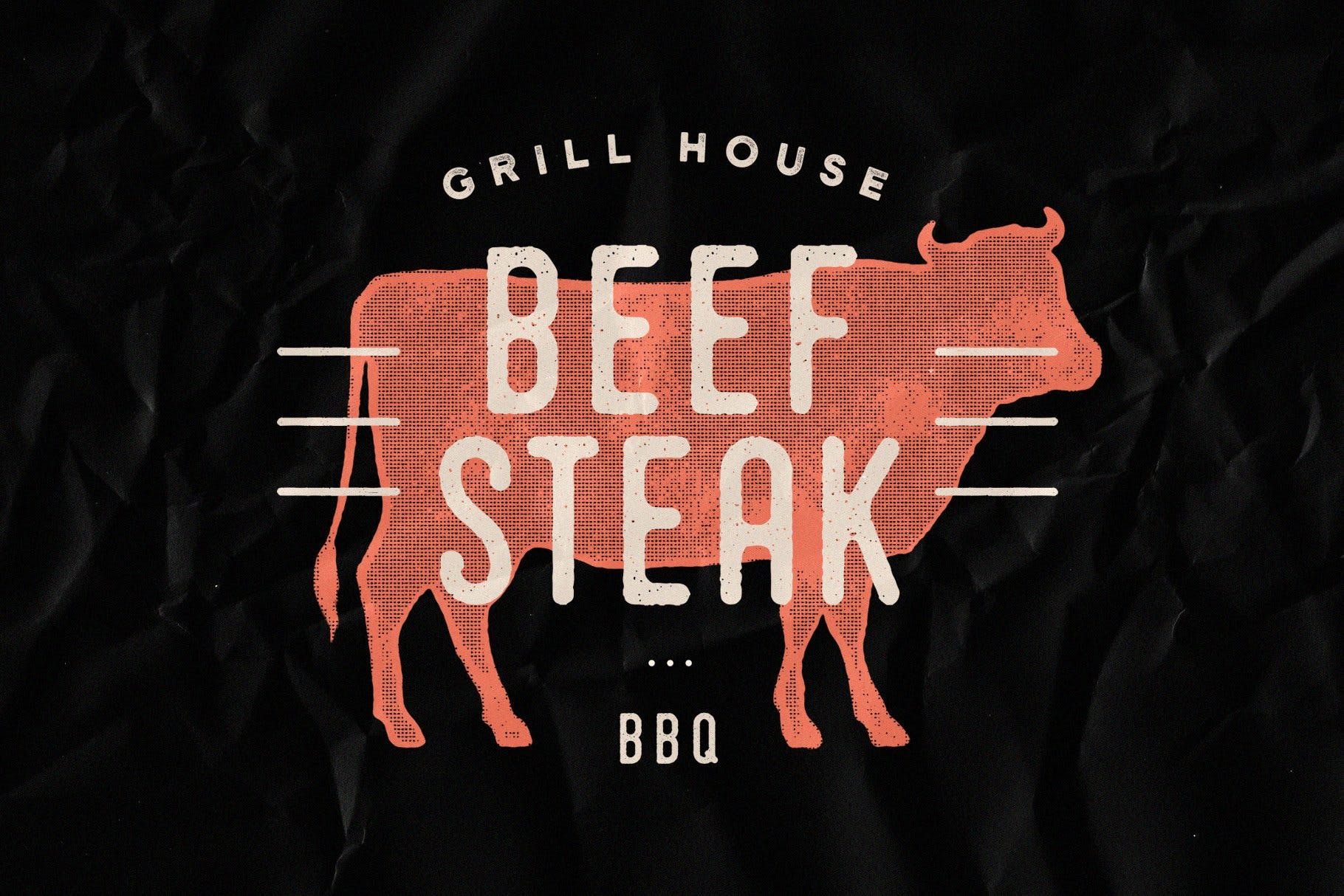 24种复古做旧风格效果PS图层样式 Hometown Texture Press Effects插图(4)