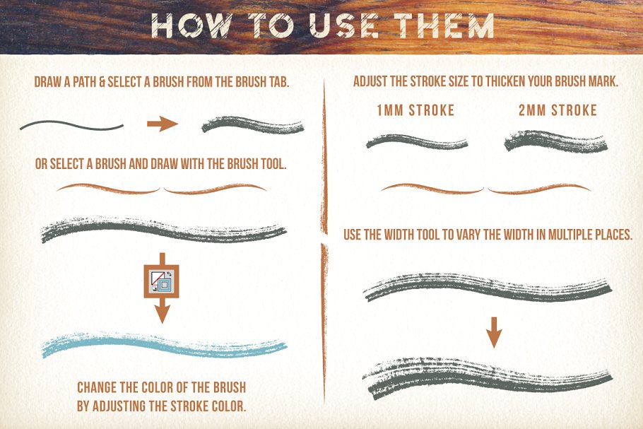 木匠铅笔笔画AI笔刷 Carpenter’s Pencil Brushes插图(4)