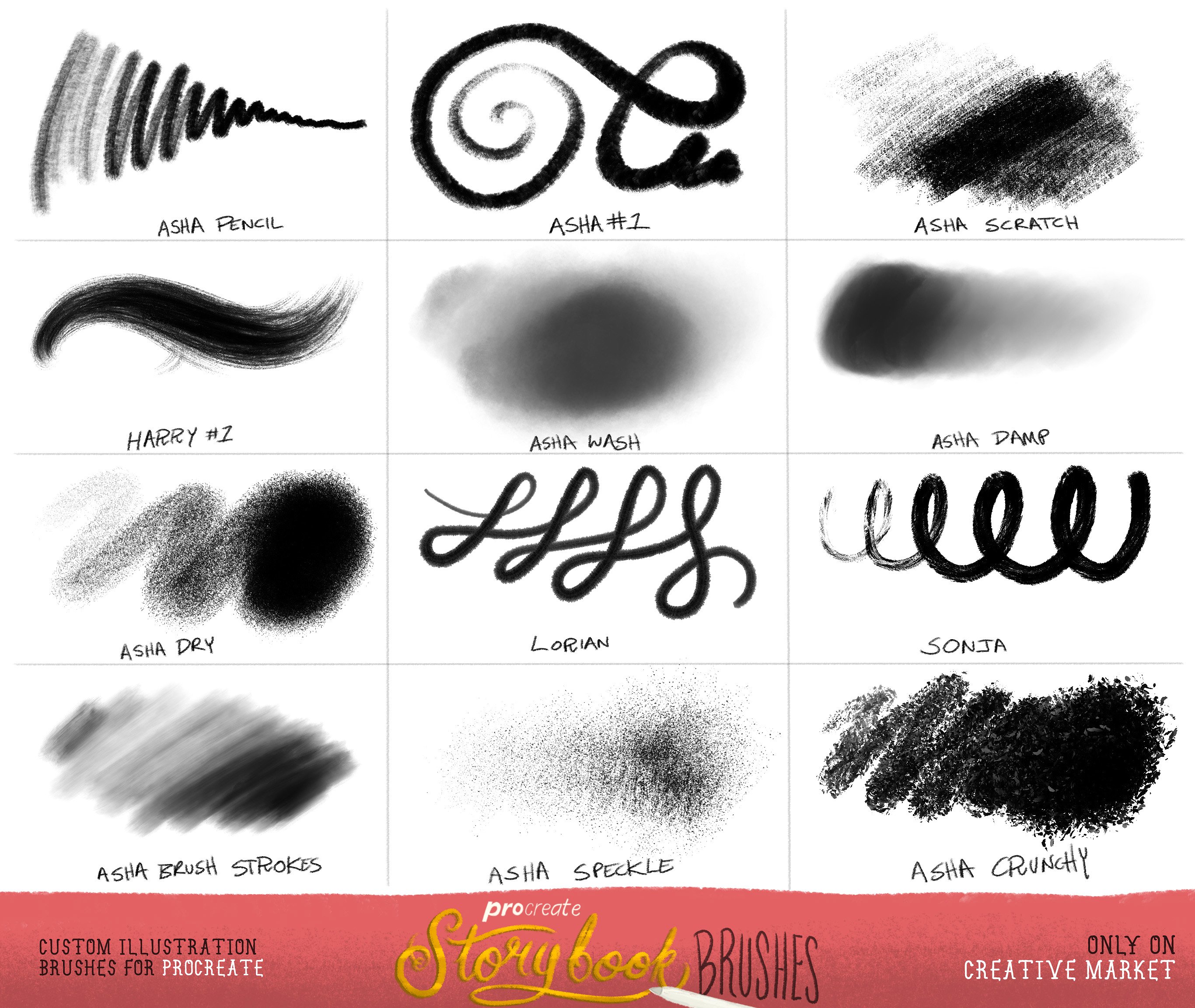 故事书插画风格Procreate画笔笔刷 Storybook Illustrator for Procreate插图(10)