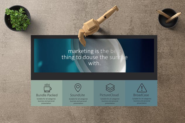 企业初创项目融资方案PPT幻灯片模板 TELLO Powerpoint Template插图(3)