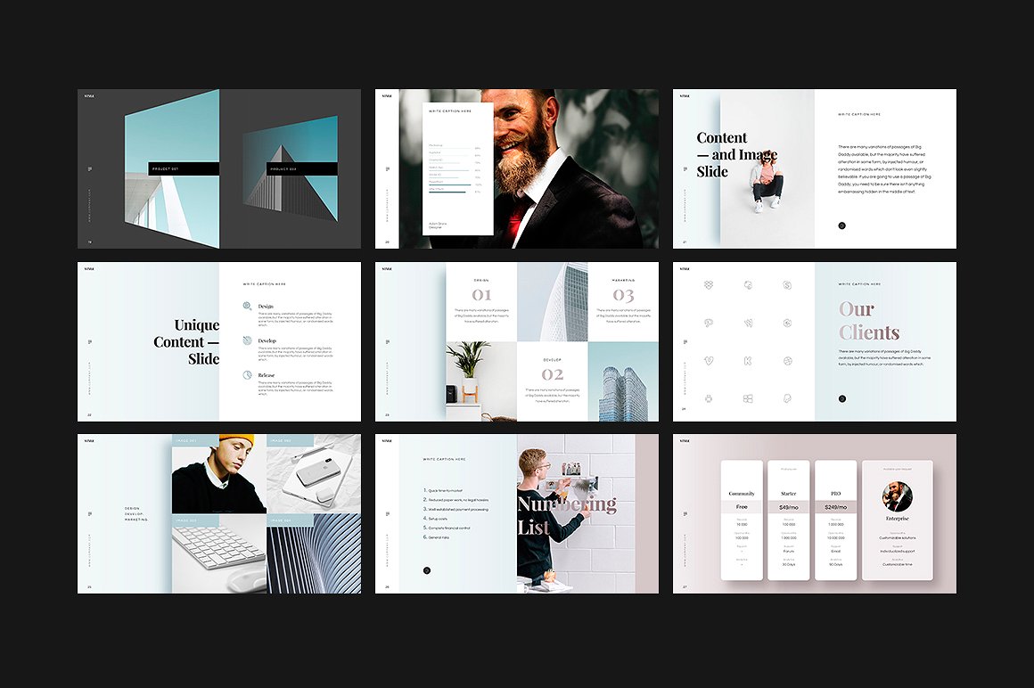 简约现代设计风格Keynote幻灯片模板 STYLE Keynote Template插图(3)